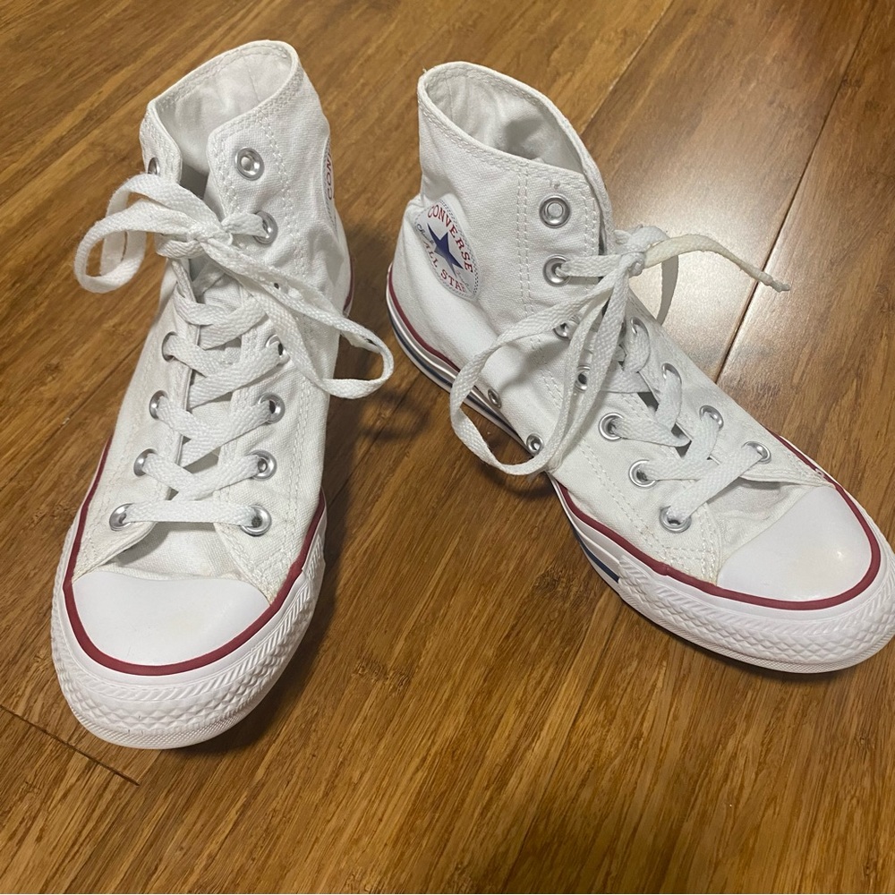 white high top converse all stars